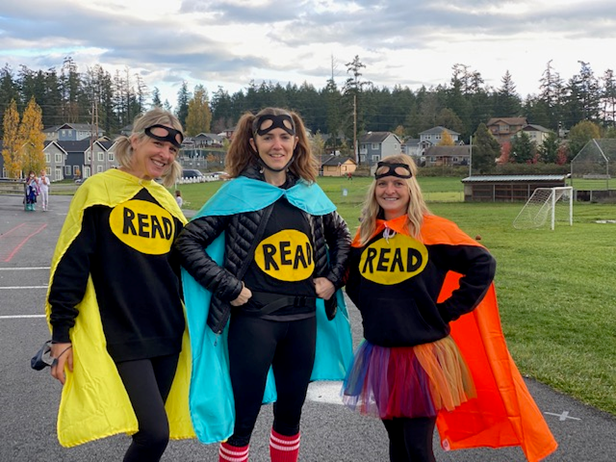 Teachers at reading event